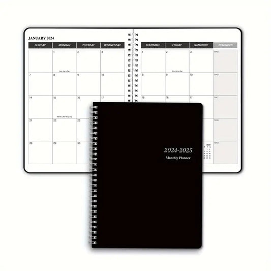 2024-2025 Monthly Calendar Planner Notebook