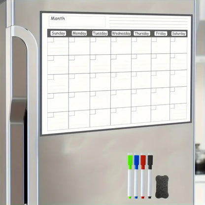 Magnetic Refrigerator Dry Erase Calendar