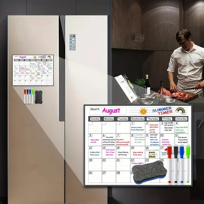 Magnetic Refrigerator Dry Erase Calendar